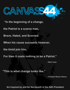 CANVASS 44 | Art inspired by and for the benefit of the 44th President